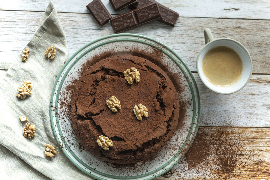 Smeuïge chocoladetaart