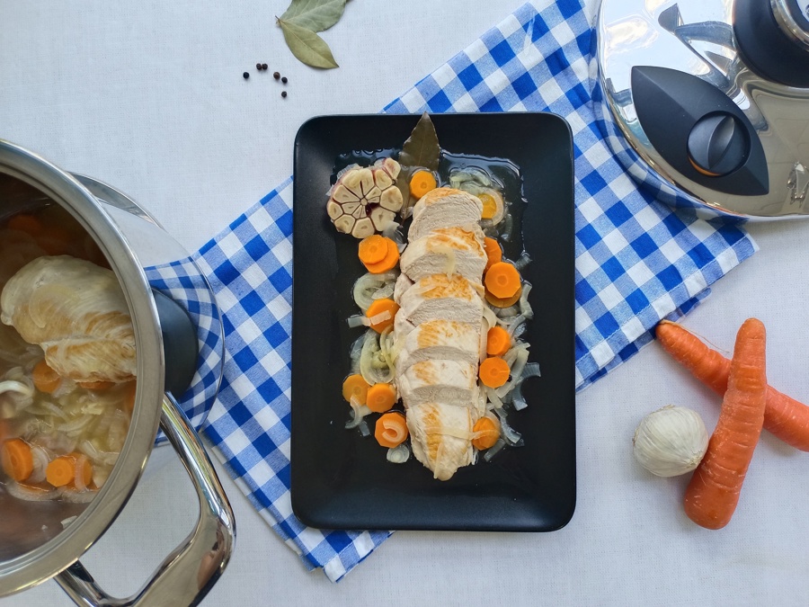 Pechugas de pollo en escabeche