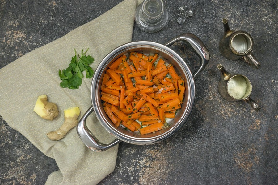 Carrots with ginger