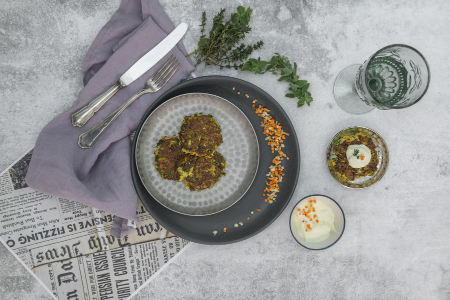 Quick veggie biscuits