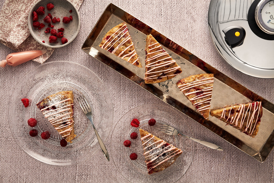 Torta soffice ai lamponi
