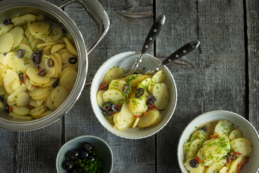 Ensalada de patatas rápida