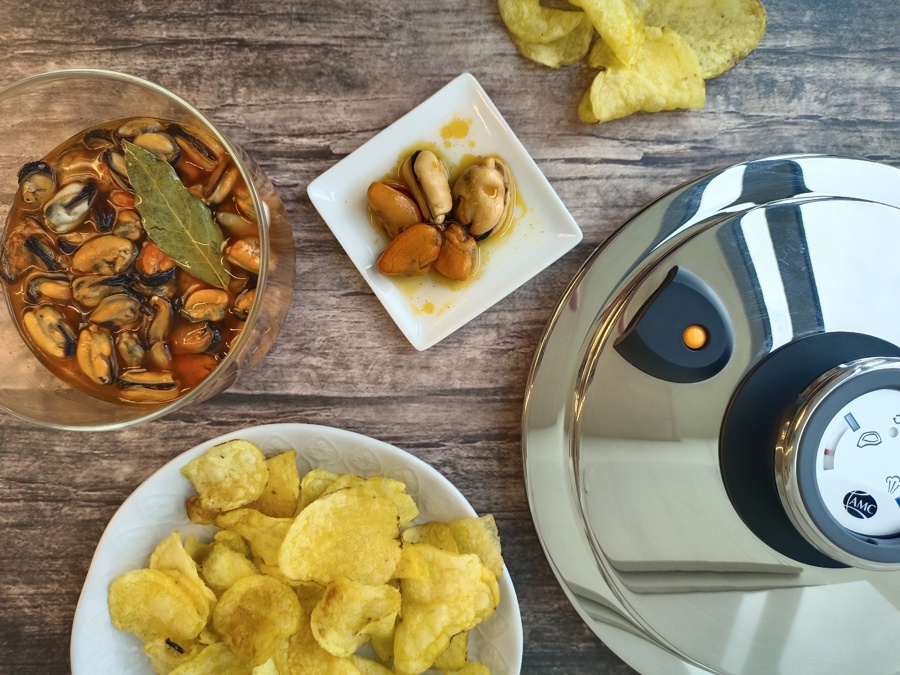 Mexilhões em escabeche