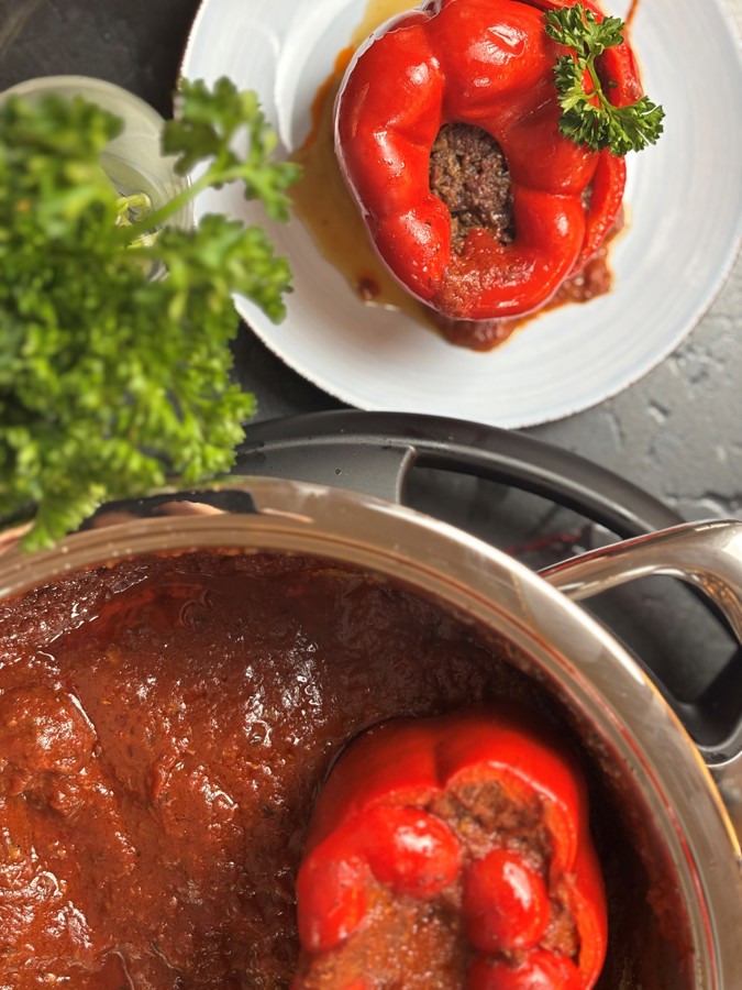 Gefüllte Paprika (vegan)