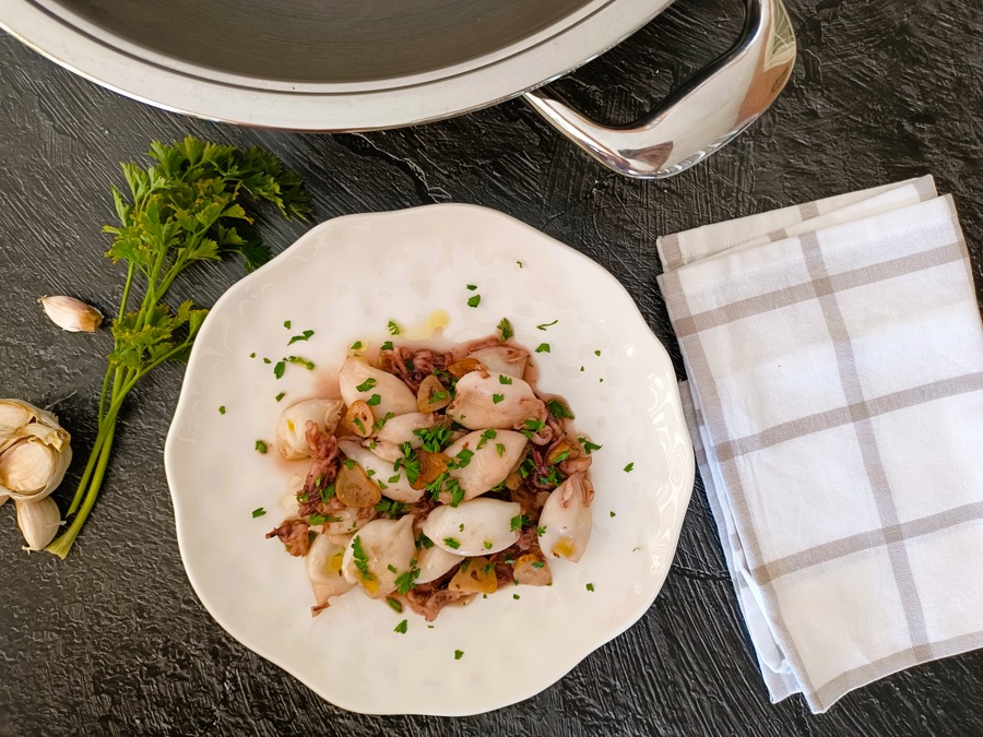 Chipirones salteados