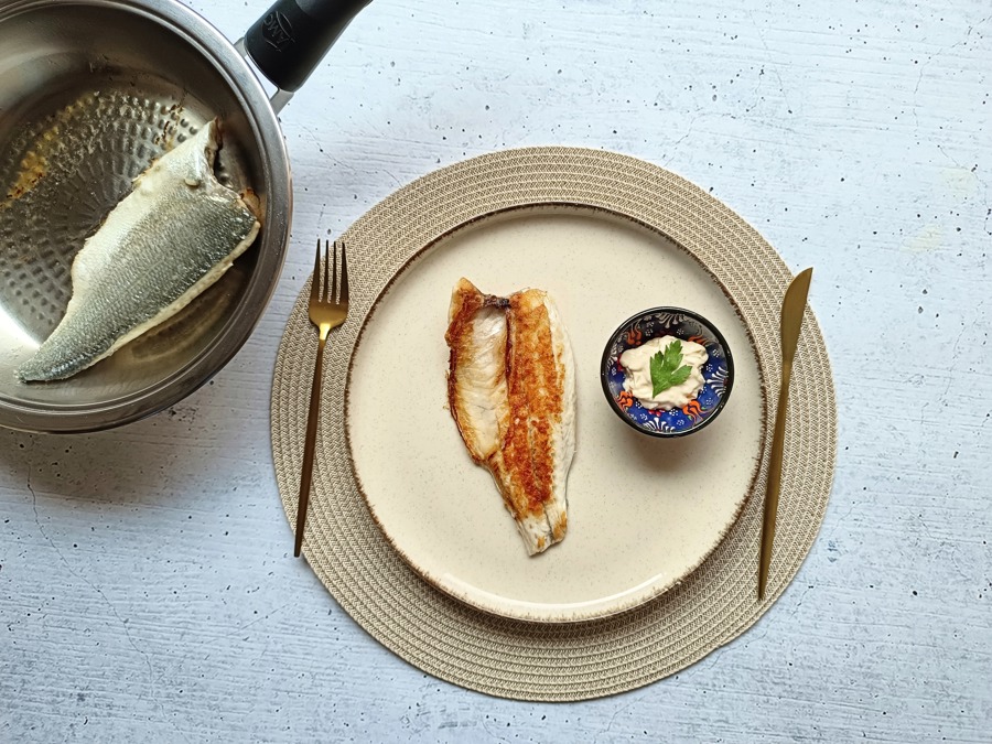 Filete de lubina a la plancha (Receta básica)