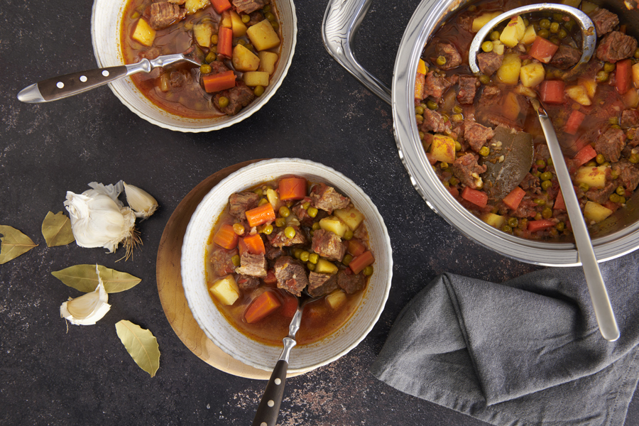 Estofado de carne con verduras