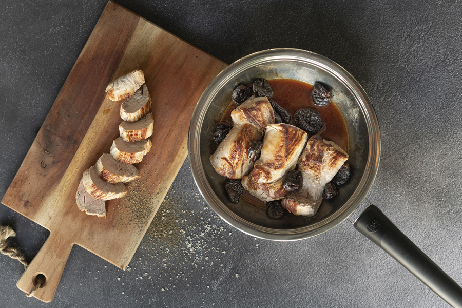 Schweinefilet mit Pflaumen