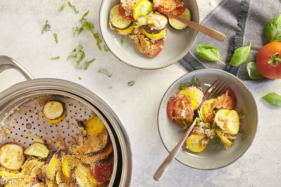 Gratinirana zelenjava (Ratatouille)