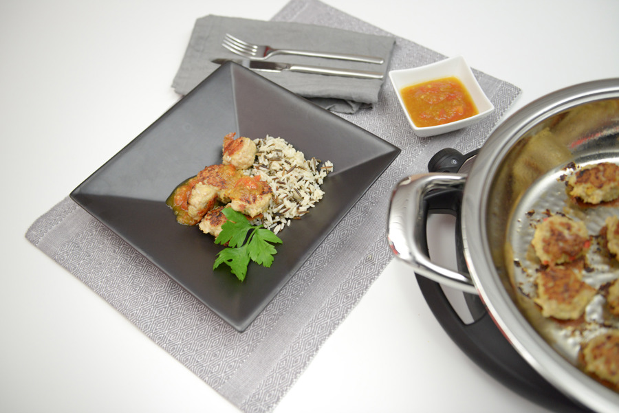 Asian-style poultry meatballs