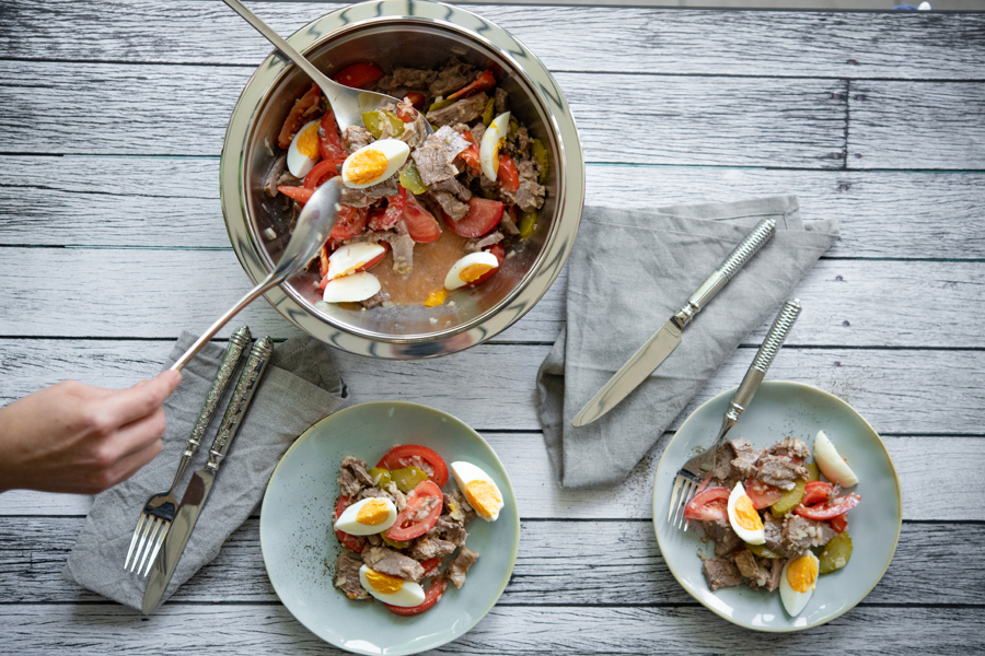 Beef salad (Bernese style)