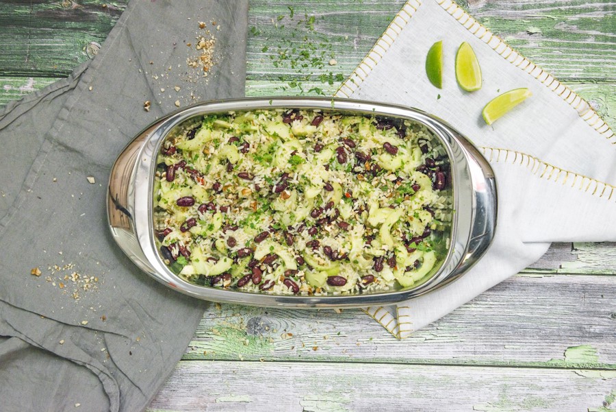 Brazilian-style rice salad