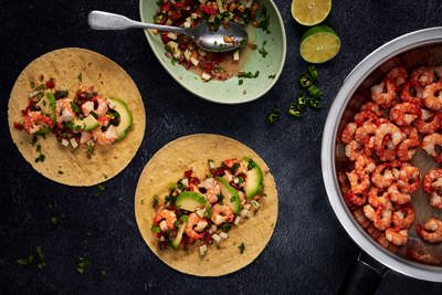 Image of the recipe Shrimp Tacos with Southwest Salsa