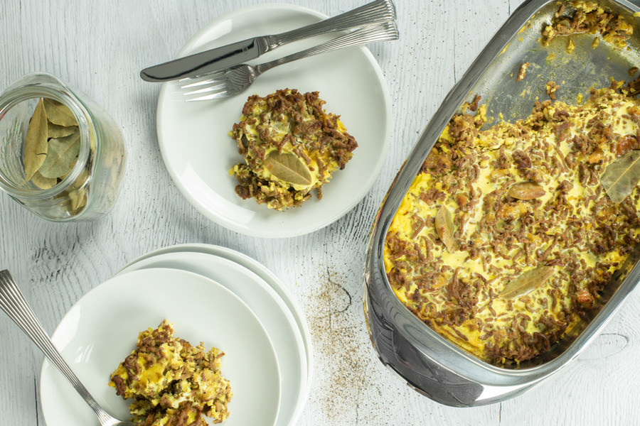 Mince meat casserole