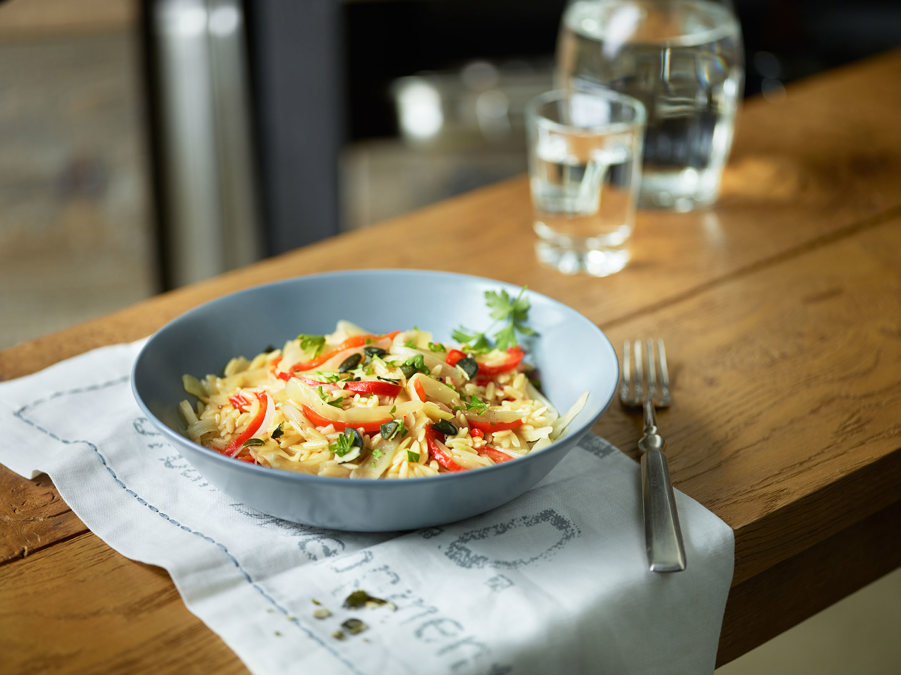 Nudeln mit Spitzkohl