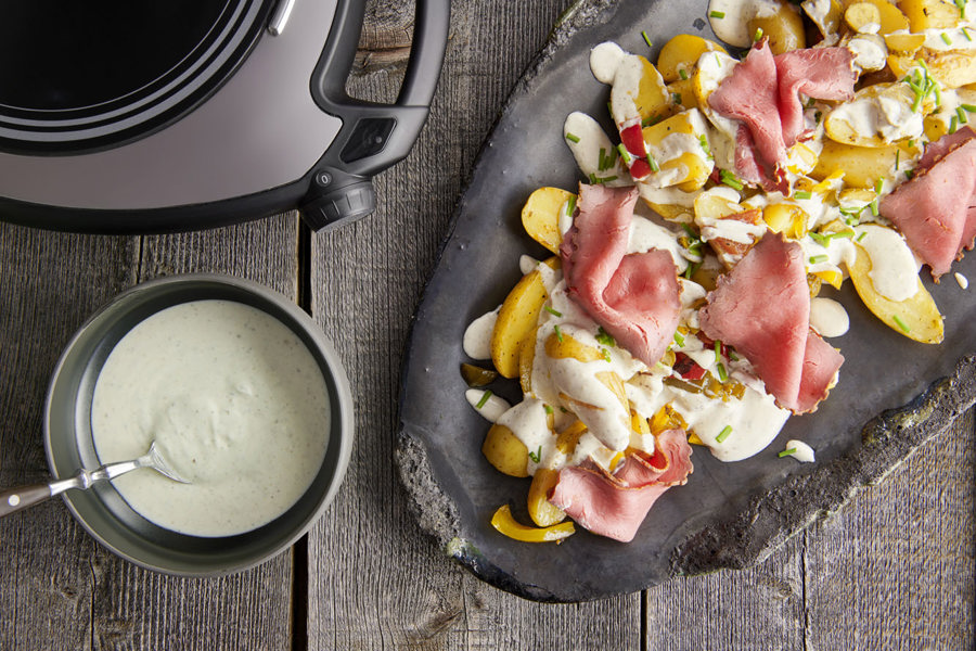 Roasted potato salad