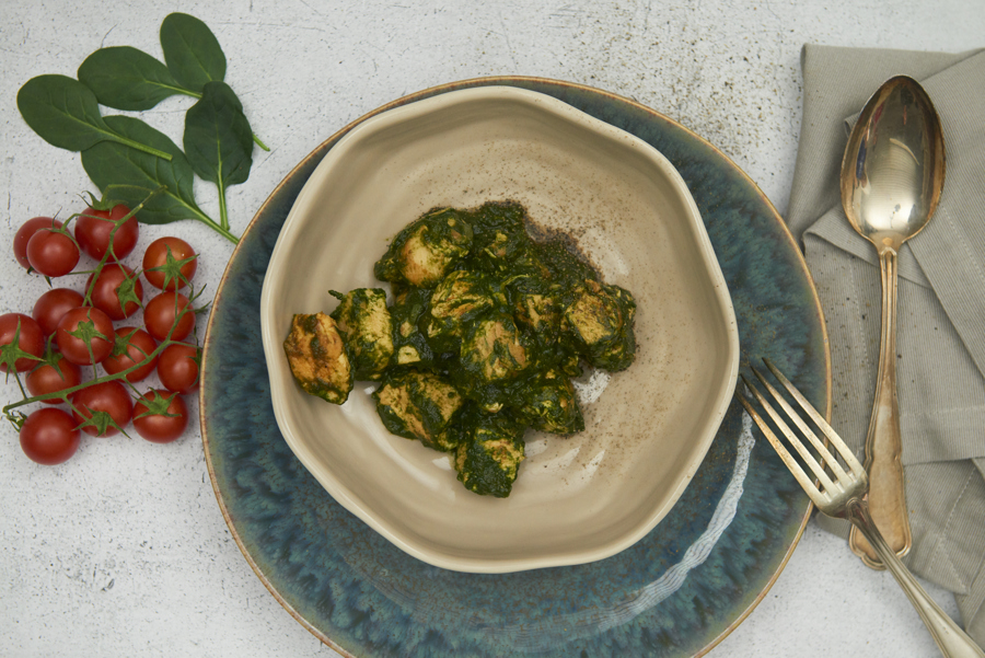 Indian chicken with spinach