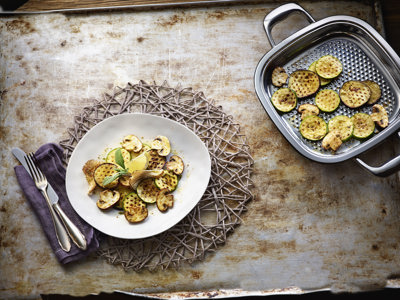 Image of the recipe Zelenjava na žaru z gobicami