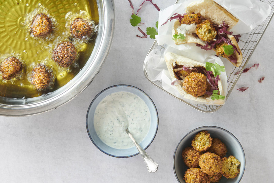 Falafel with Tahini Sauce