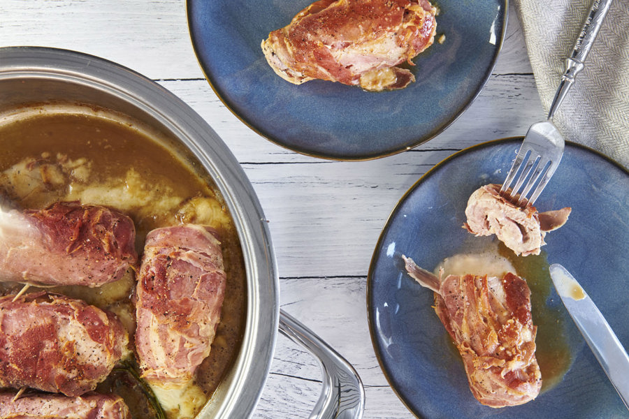 Rollitos de ternera rellenos