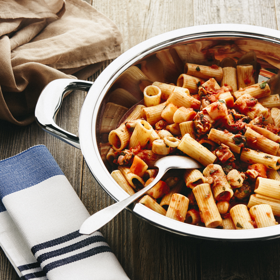 Nudeln mit Meeresfrüchten