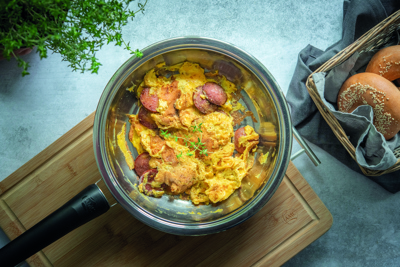 Image of the recipe Sahanda sucuklu yumurta