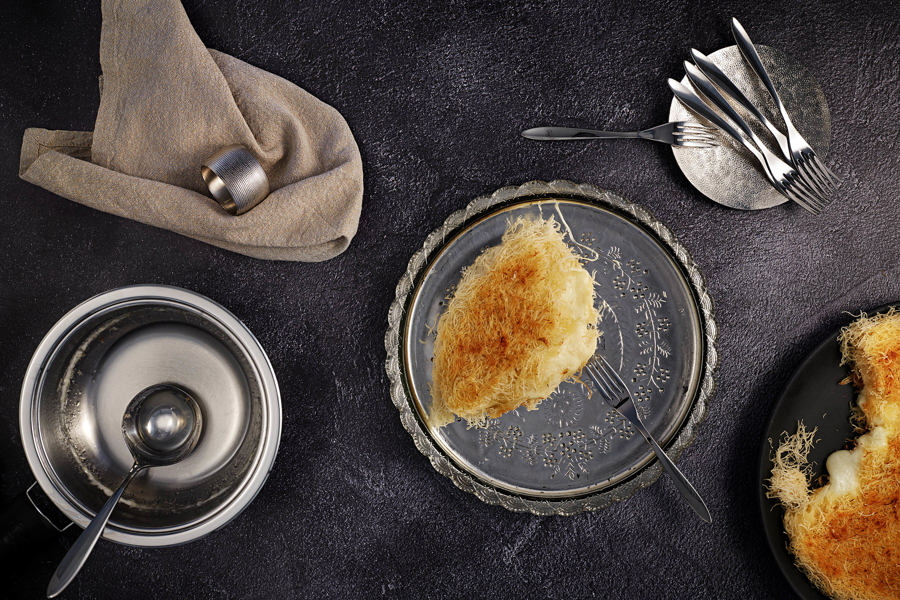 Nouilles turques à la mozzarella (peynirli künefe)