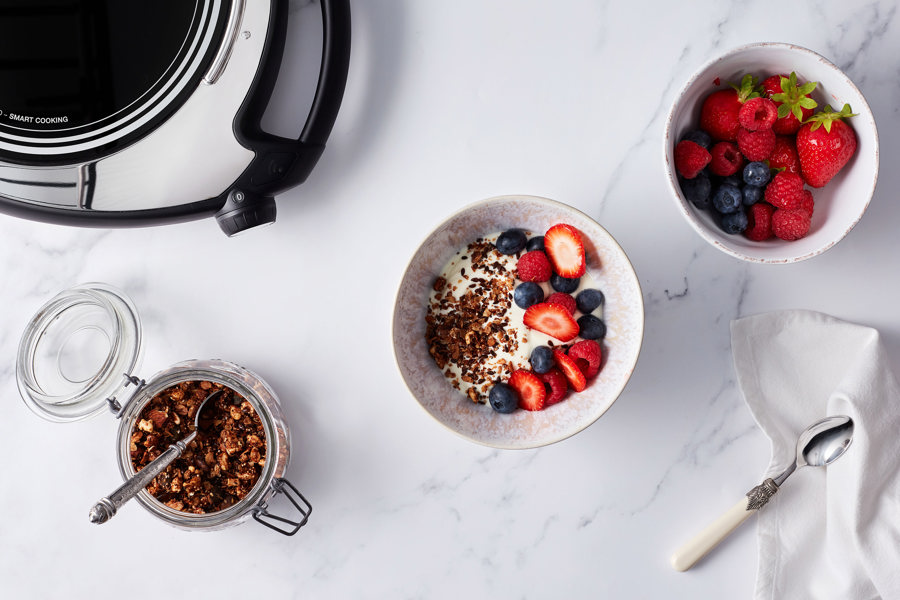 Granola with chia seeds