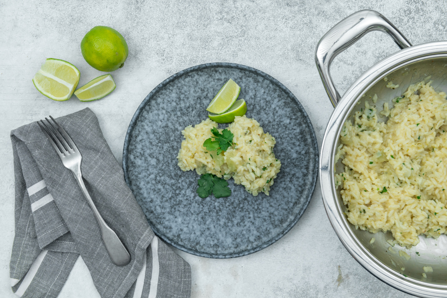 Lime risotto