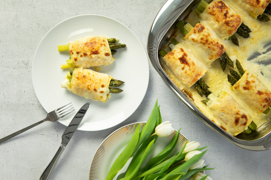 Asparagus cannelloni
