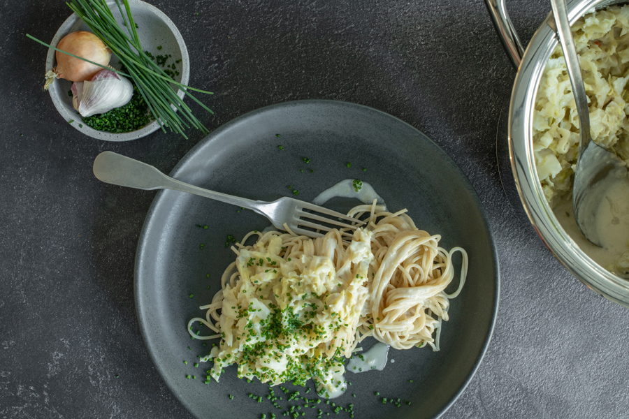 Pasta mit Wirsingsugo