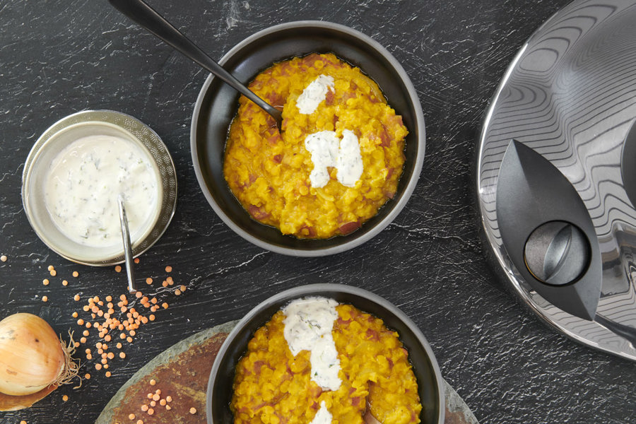 Tomato lentil dal