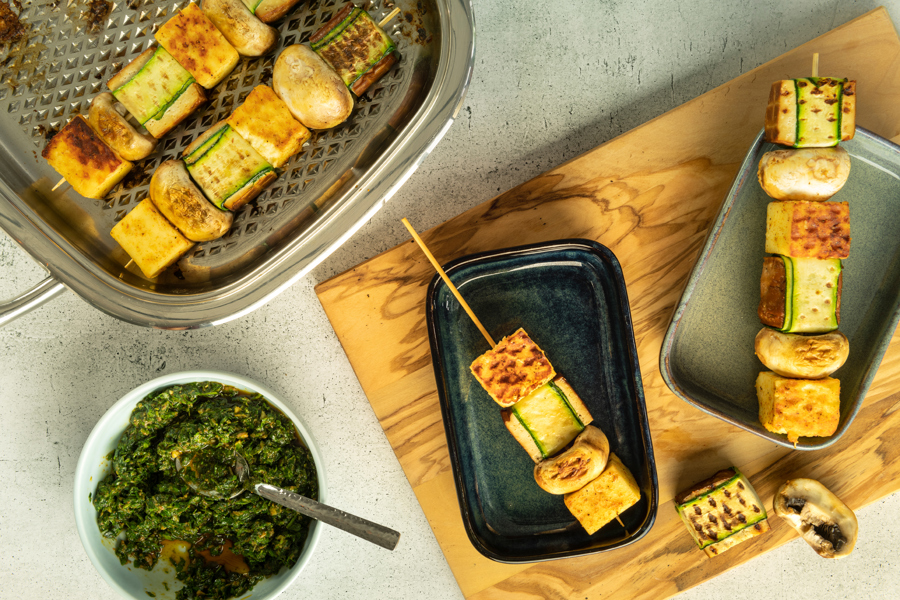 Brochettes végétariennes