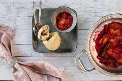 Image of the recipe Dampfnudeln mit Früchtekompott