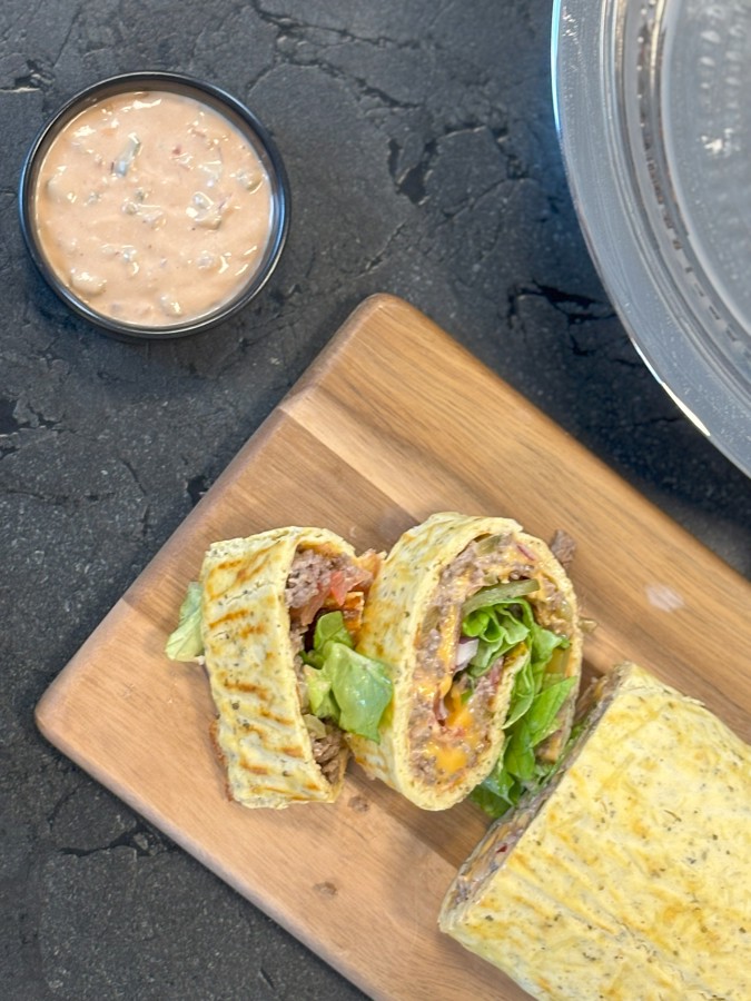 Low-Carb-Cheeseburger-Rolle