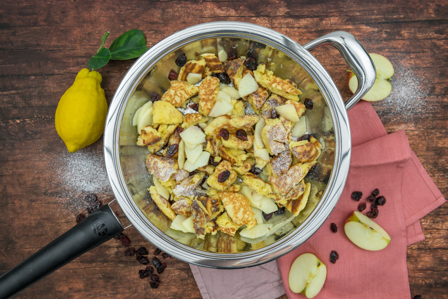 Frittata dolce di mele caramellata