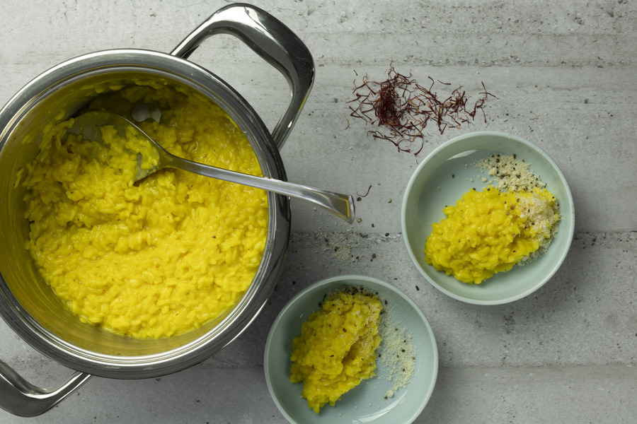 Saffron risotto