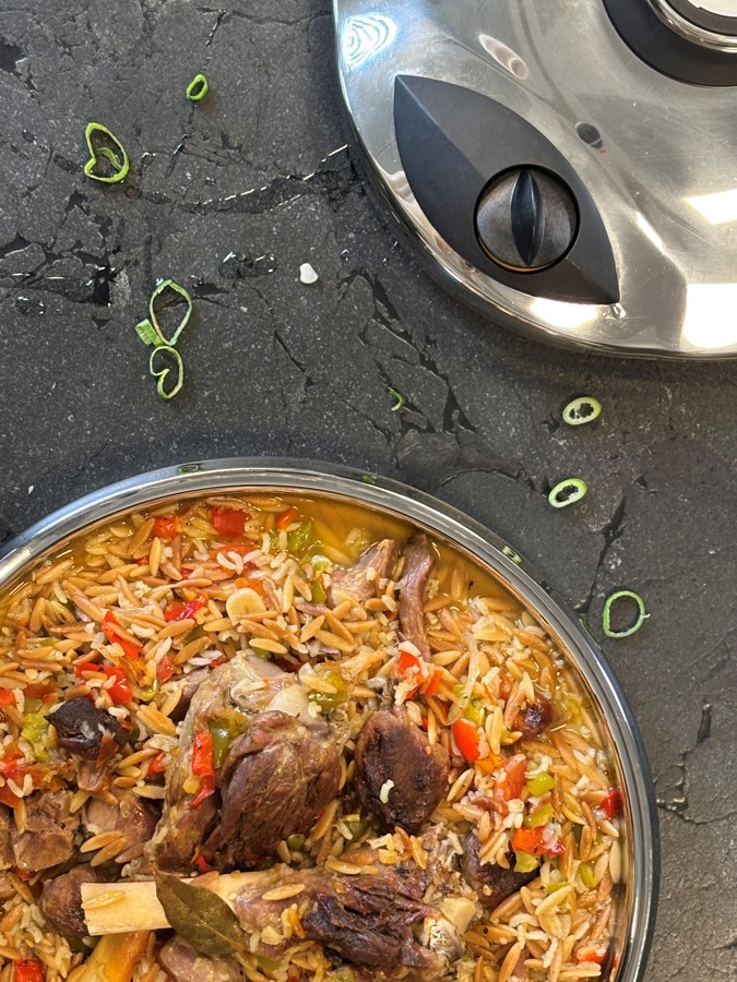 Lammfleisch mit Reis (Ankara Tava)