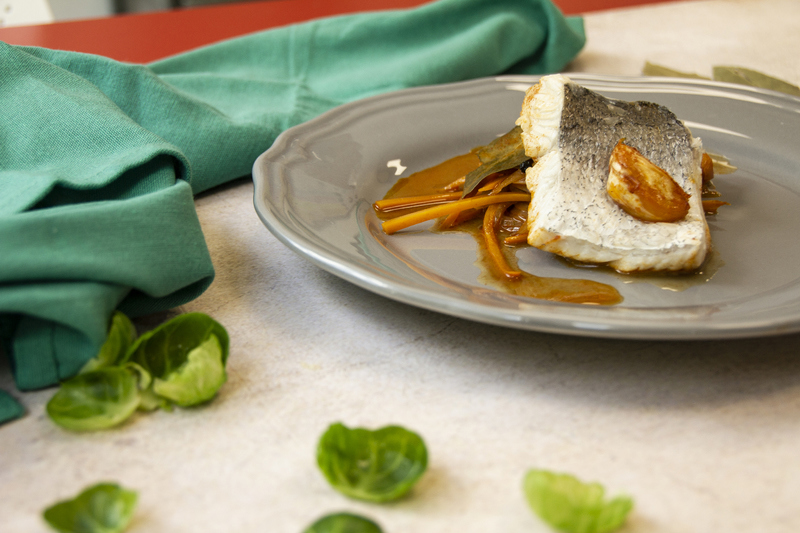 Pescada em escabeche quente