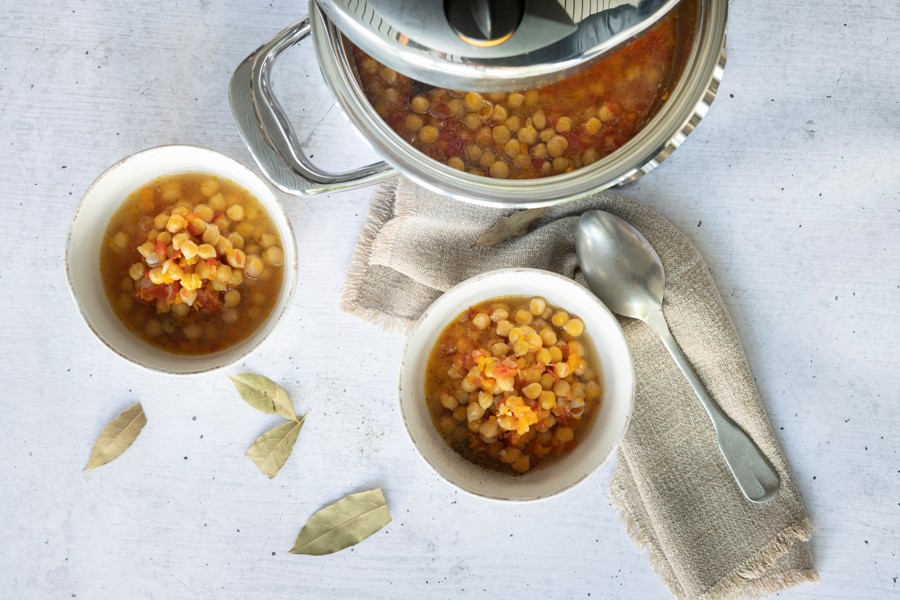 Potaje de garbanzos vegano