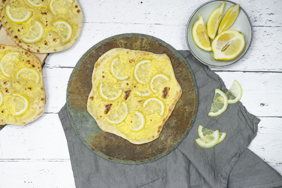 Lemon pizza