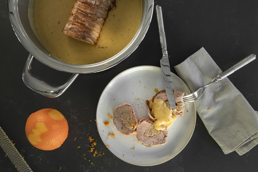 Filetto di maiale ripieno