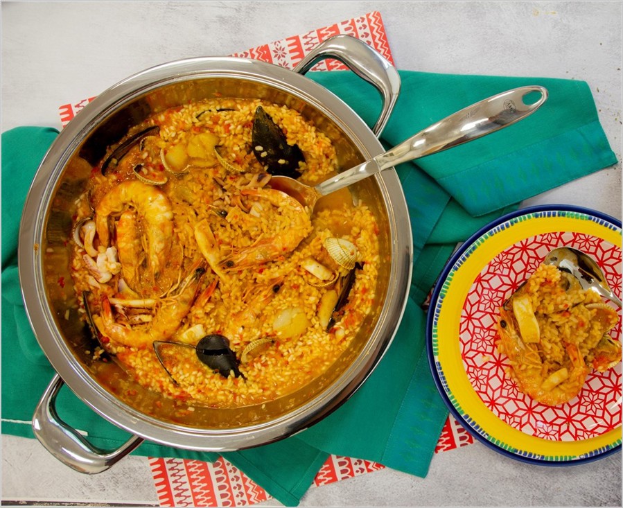 Arroz meloso de marisco
