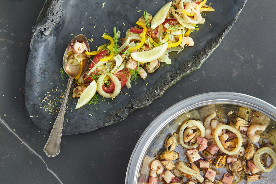 Salata od morskih plodova