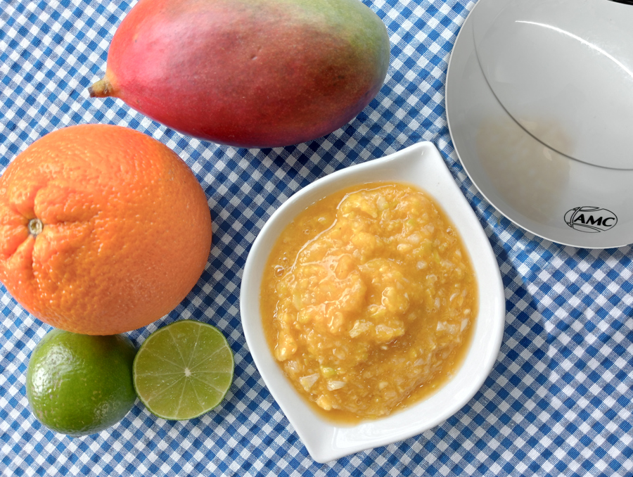 Vinagreta de mango