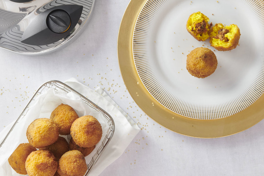 Tuna-filled arancini