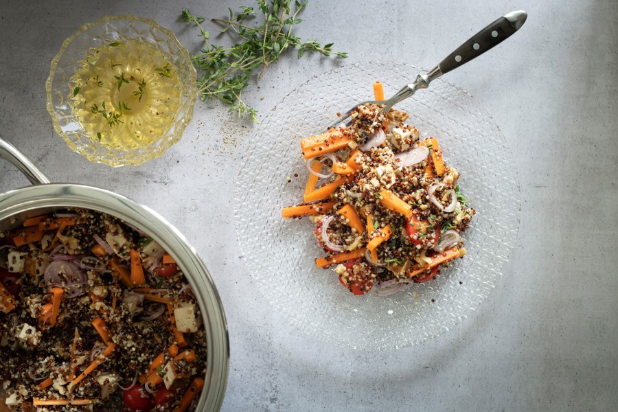 Vegan quinoa salad