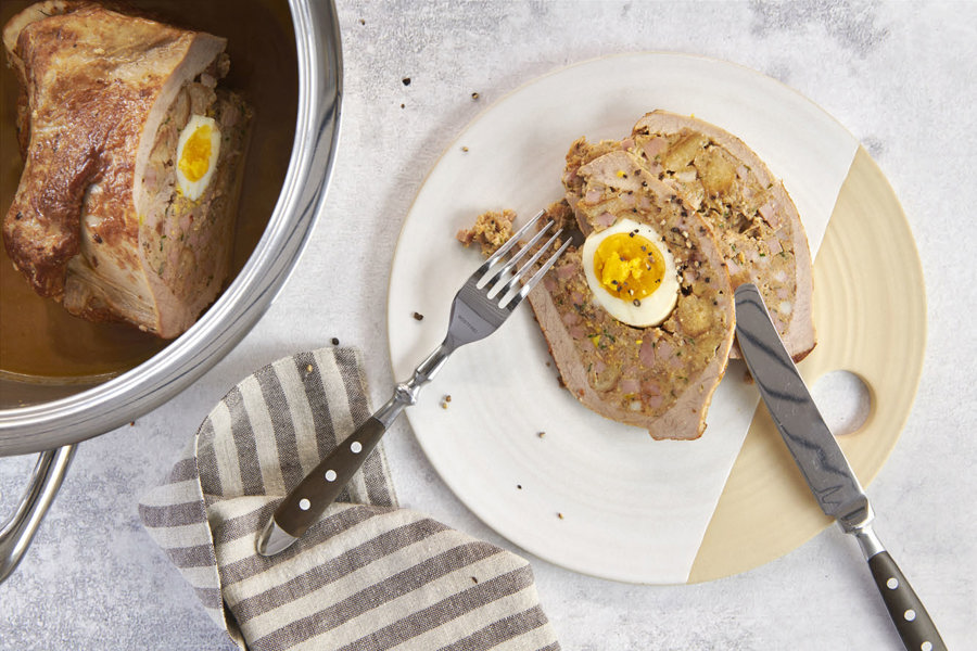 Gefüllter Kalbsbraten «Tasca di vitello»