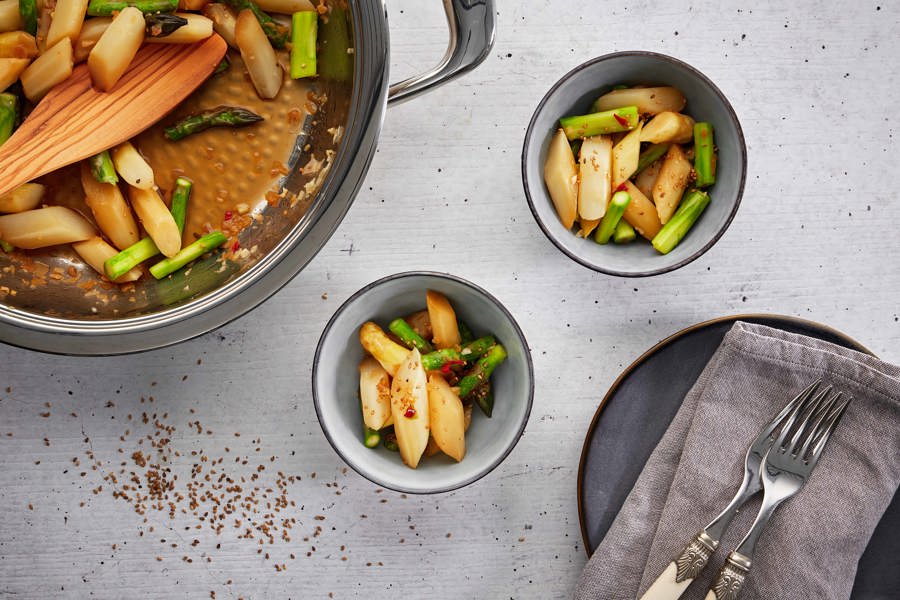 Stir-fried Asparagus Asia-style