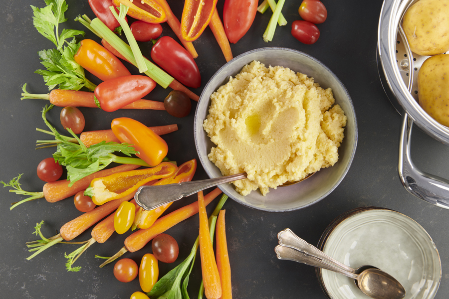 Potato and garlic dip